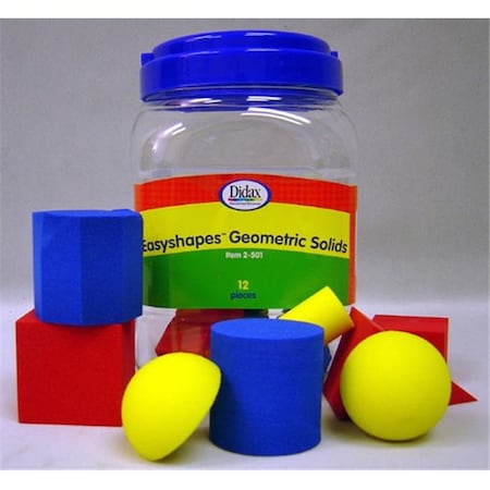 Didax Didax Dd-2501 Easyshapes 3D Geometric Shapes DD-2501